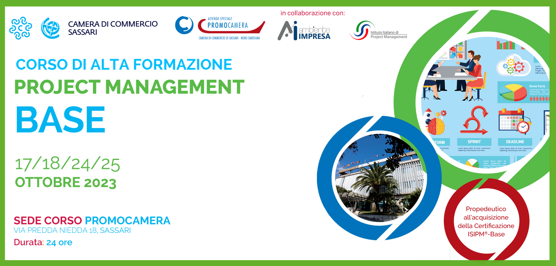 Project Magement base sito ottobre 2023 Promocamera Sassari - Ambiente Impresa srl Cagliari 