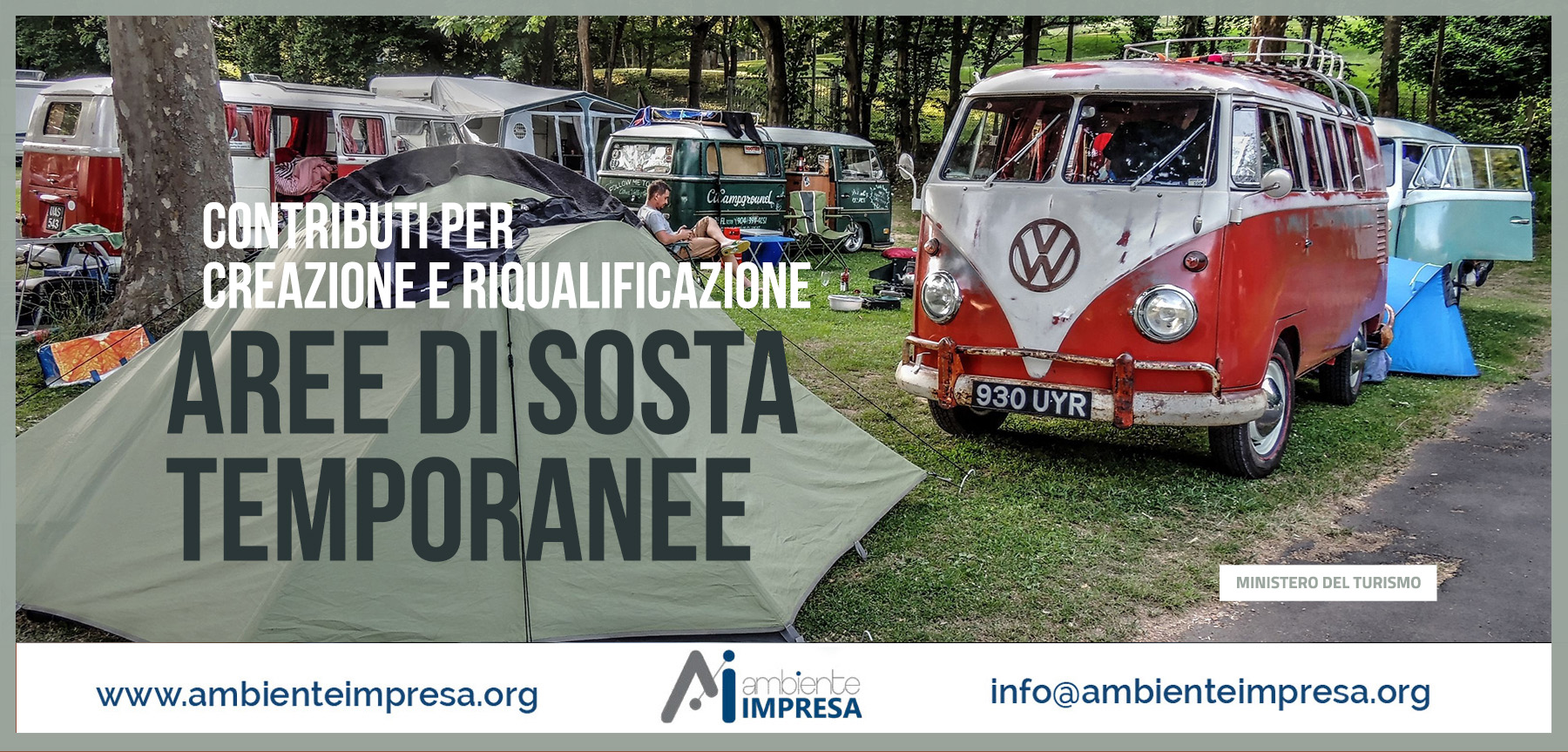 AREE DI SOSTA TEMPORANEE - RIQUALIFICAZIONE E COSTRUZIONE - FONDO PERDUTO - AMBIENTE IMPRESA SRL  - AMBIENTE IMPRESA SRL - CAGLIARI