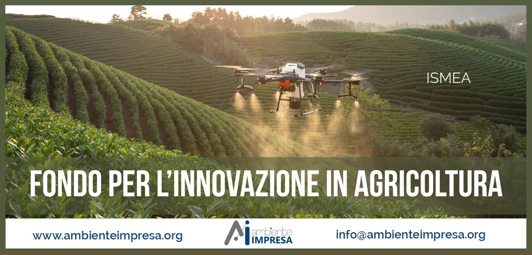 FONDO PER L’INNOVAZIONE IN AGRICOLTURA - ISMEA - Ambiente Impresa srl - Cagliari - Finanza Agevolata