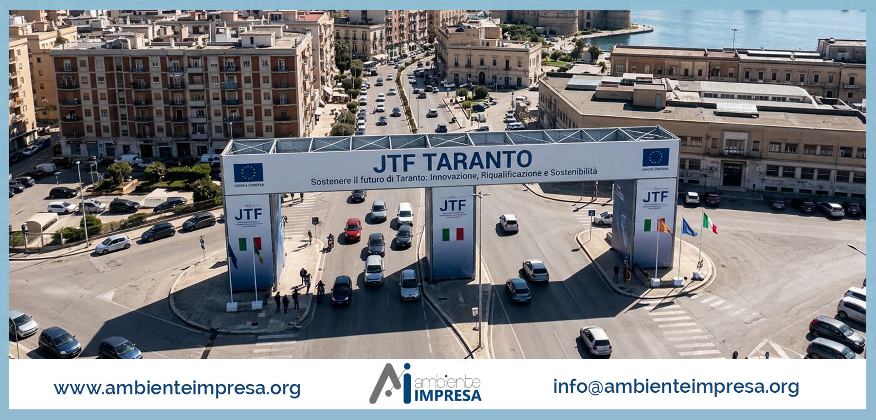 FONDO DI CONTRASTO ALLA DEINDUSTRIALIZZAZIONE 2026 Incentivi per il rilancio degli investimenti produttivi nelle aree industriali del Lazio e del Piceno - Ambiente Impresa srl - Cagliari - Finanza Agevolata Fondo Finanziamento Taranto JTF 2021-2027 - Ambiente Impresa srl - Finanza Agevolata - Cagliari