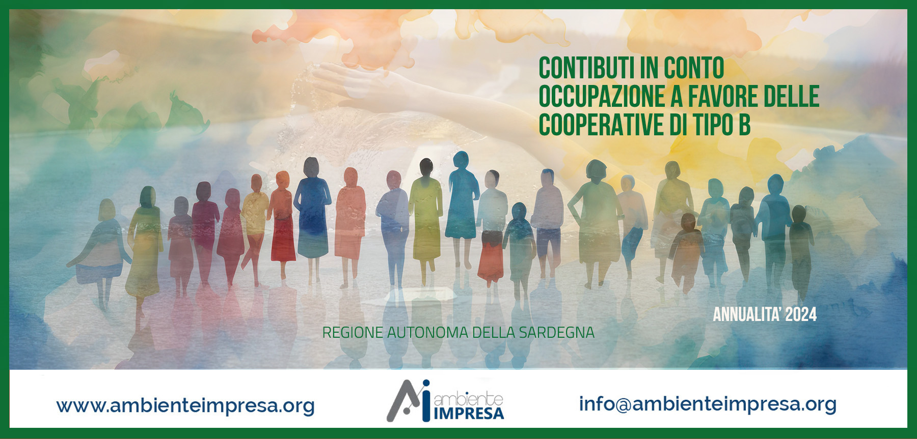 CONTIBUTI IN CONTO OCCUPAZIONE A FAVORE DELLE COOPERATIVE DI TIPO B - Ambiente Impresa srl - Cagliari - Finanza Agevolata 