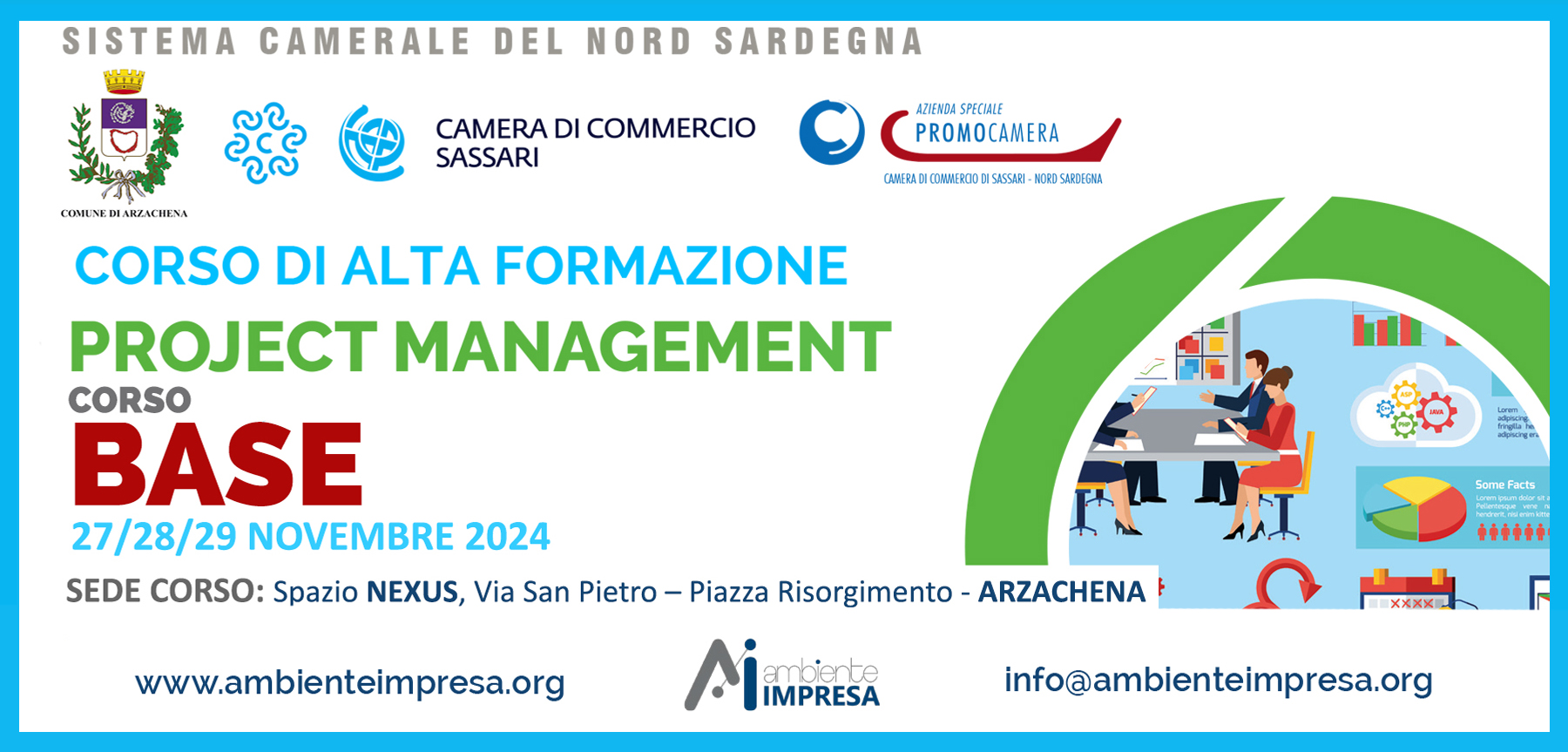 Project Management Corso Base Novembre 2024 - Arzachena